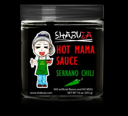 Picture of Serrano Hot Mama Sauce 